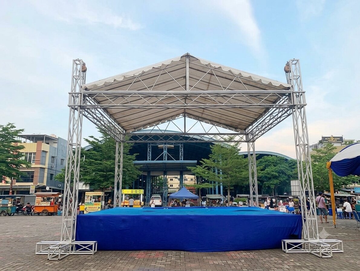 Sewa Panggung Stage dan Rigging di Batam